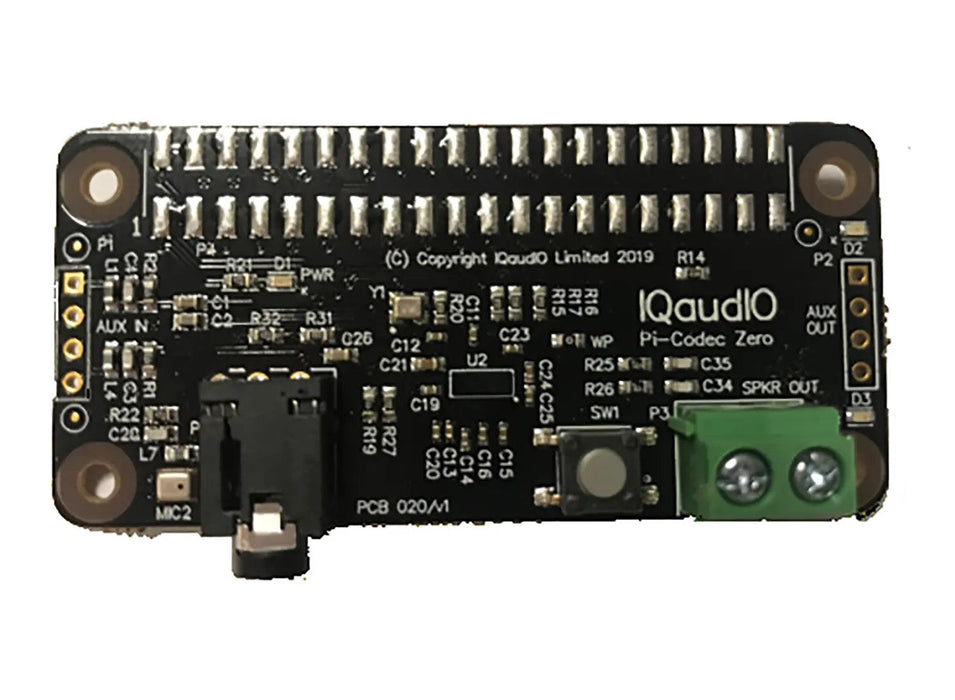 IQaudio Codec Zero Sound Card for Raspberry Pi Zero