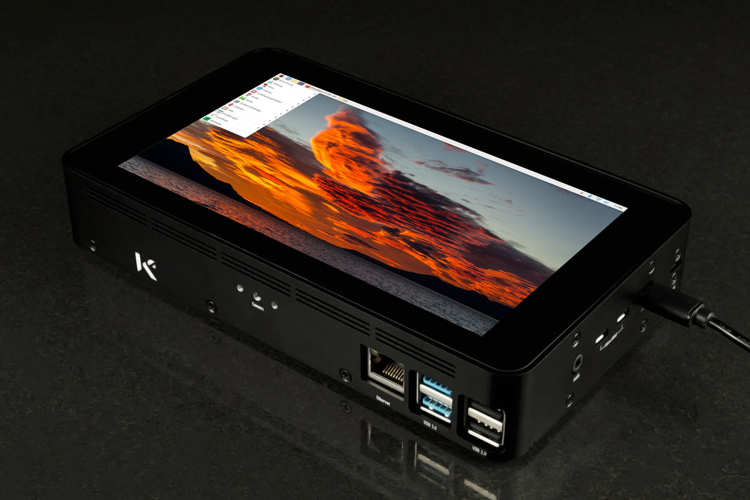 KKSB Raspberry Pi 4 7-inch Touchscreen Case Raspberry Pi Aluminium Enclosure