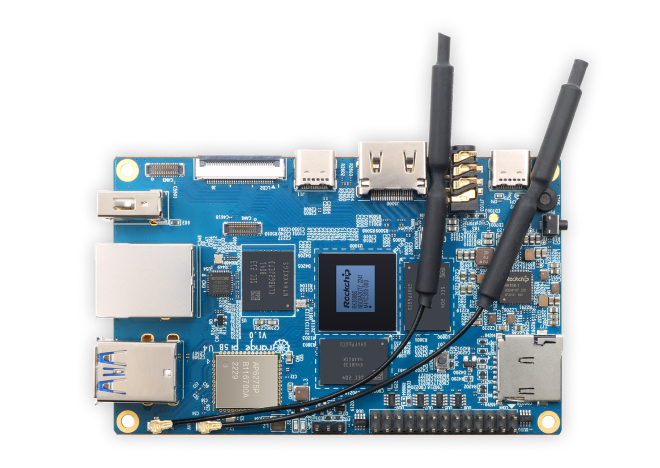 Orange Pi 5B 4GB RAM 32GB EMMC Octa Core RK3588S Dual-band WIFI+BT Gigabit LAN