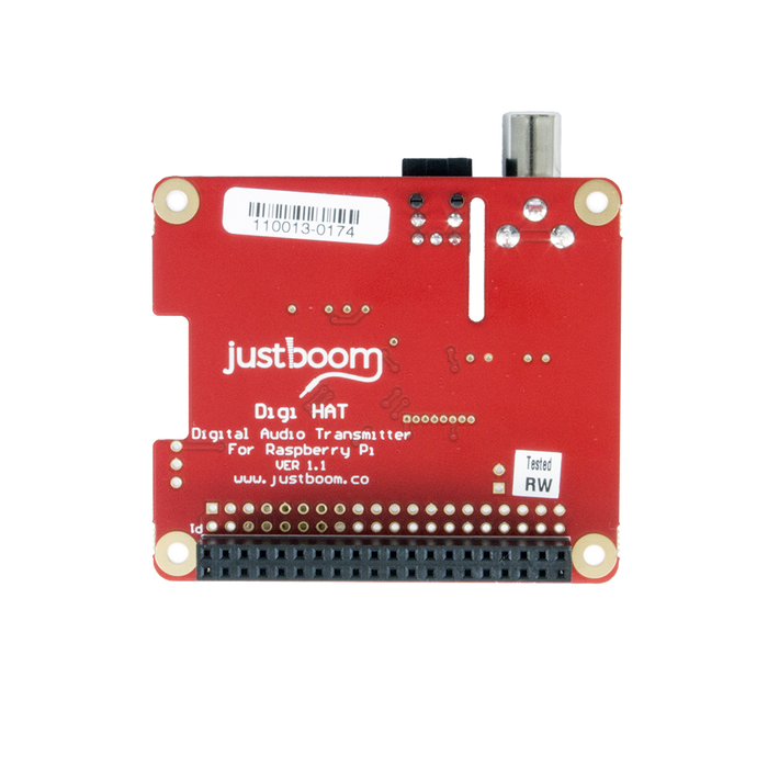 JustBoom Digit HAT for Raspberry Pi