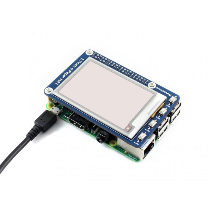 264x176p 2.7 Inch E-Ink Display HAT (B) for Raspberry Pi and Jetson Nano