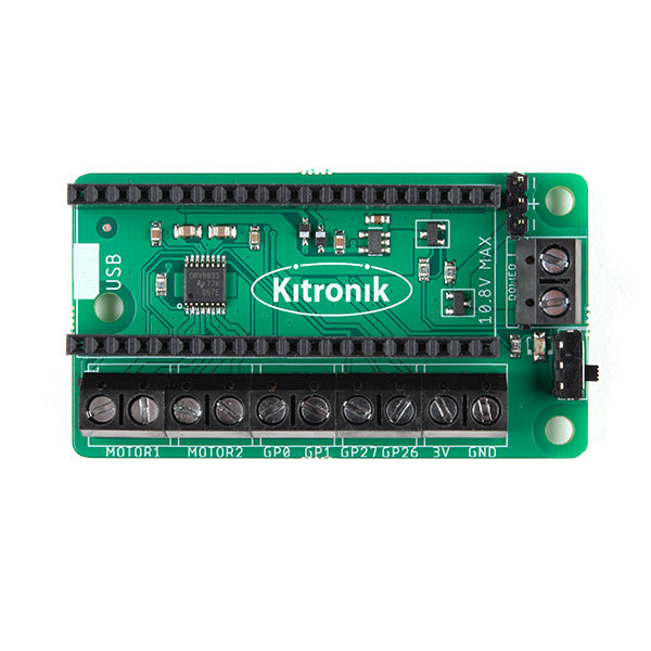 Kitronik Motor Driver Board for Raspberry Pi Pico DRV8833 2 Motor Channels