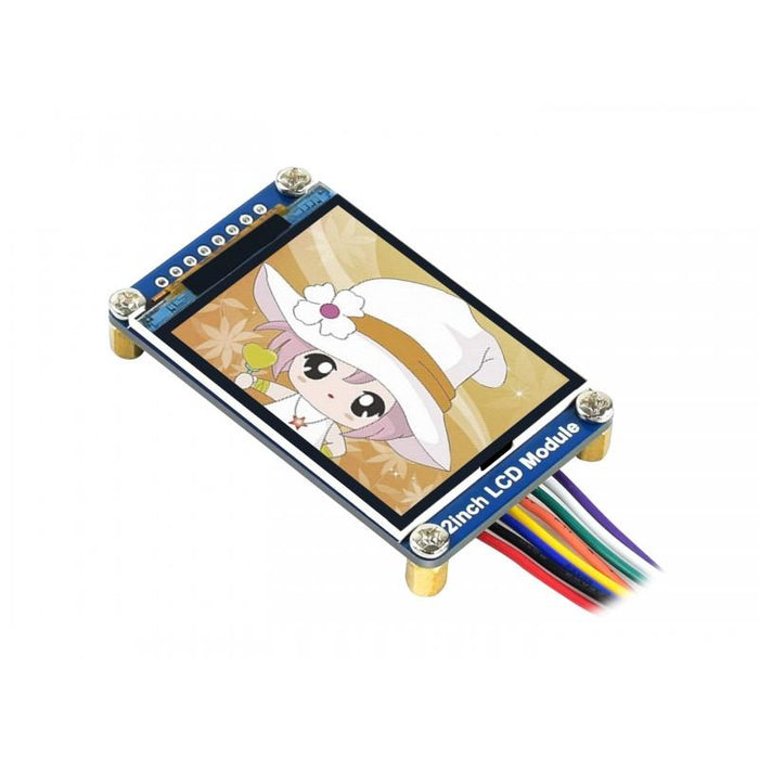 240x320p 2.0 inch RGB IPS LCD 262K ST7789 Driver SPI Interface 3.3V Low Power