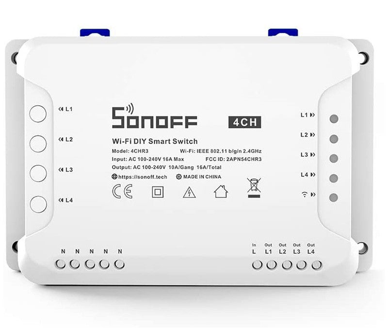 SONOFF 4CHR3 4-Gang Wi-Fi Smart Switch