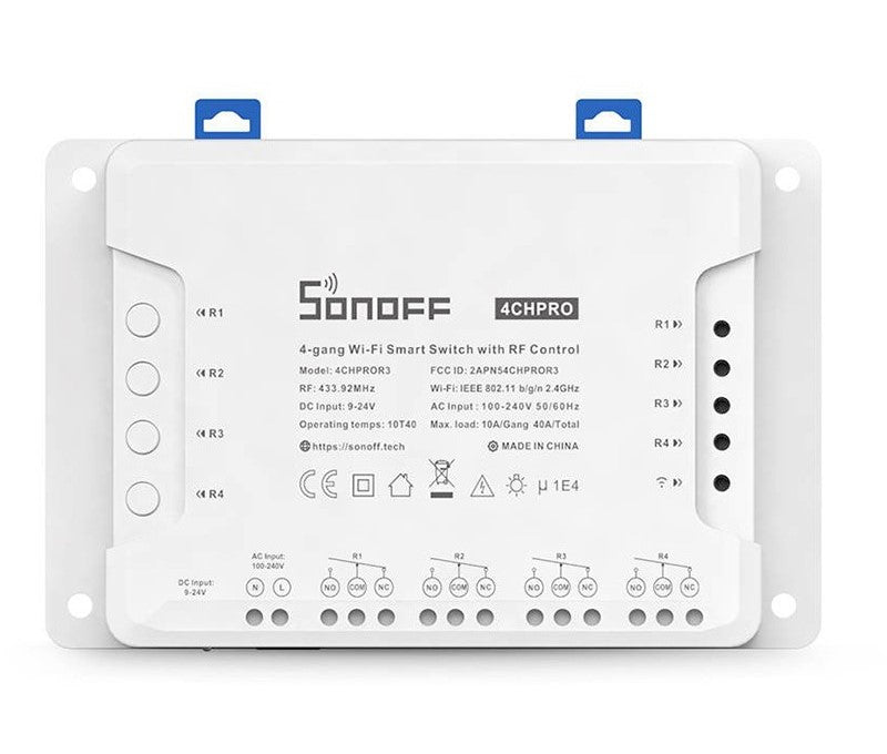 SONOFF 4CHPROR3 4-Gang Wi-Fi Smart Switch with RF Support
