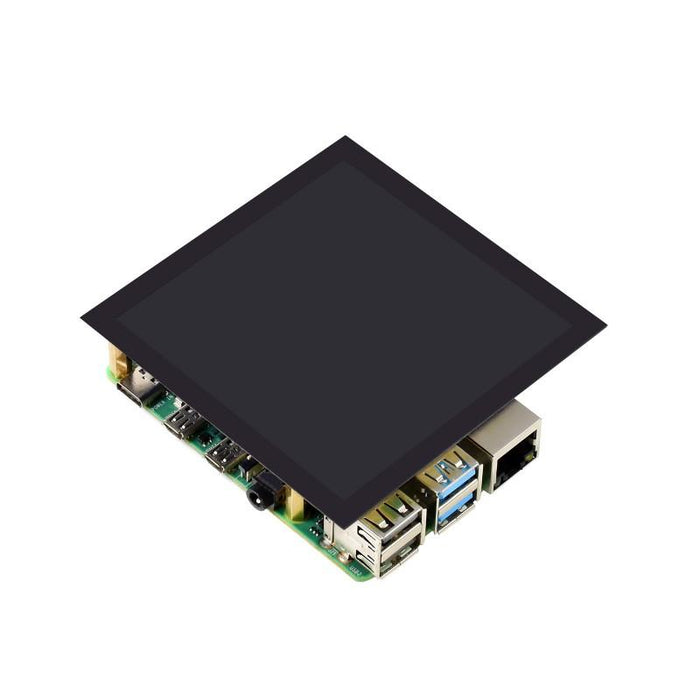 Square 4 inch 720x720p DPI666 I2C 6H Capacitive Touch IPS LCD for Raspberry Pi