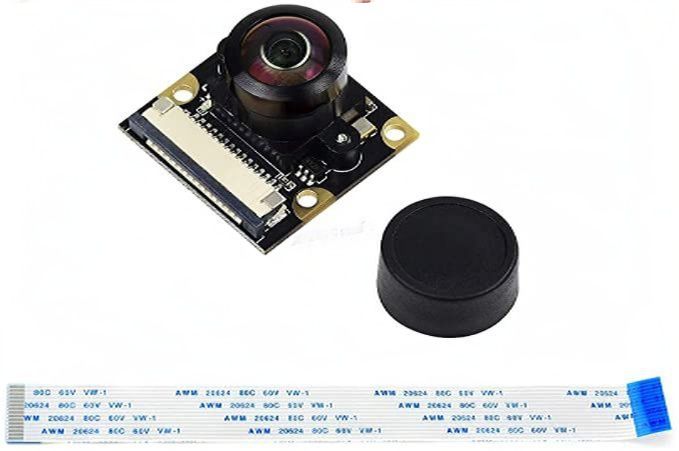 5MP OV5647 RPi Camera Module with Fisheye Lens for Raspberry Pi with 200 Degree FoV