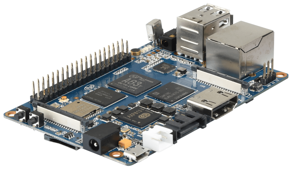 Banana Pi M3 8GB eMMC 1.8 GHz Octa Core with Onboard WiFi and Bluetooth