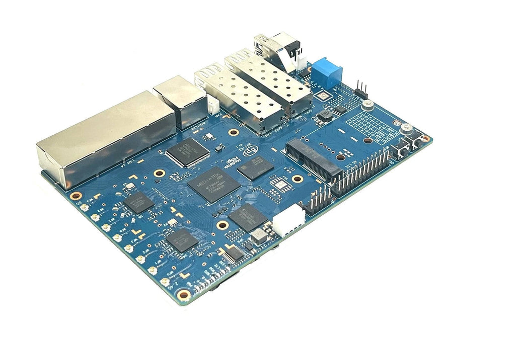 Banana Pi BPI-R3 Router Board MediaTek MT7986 Filogic 830 WiFi6 2.5GbE SFP
