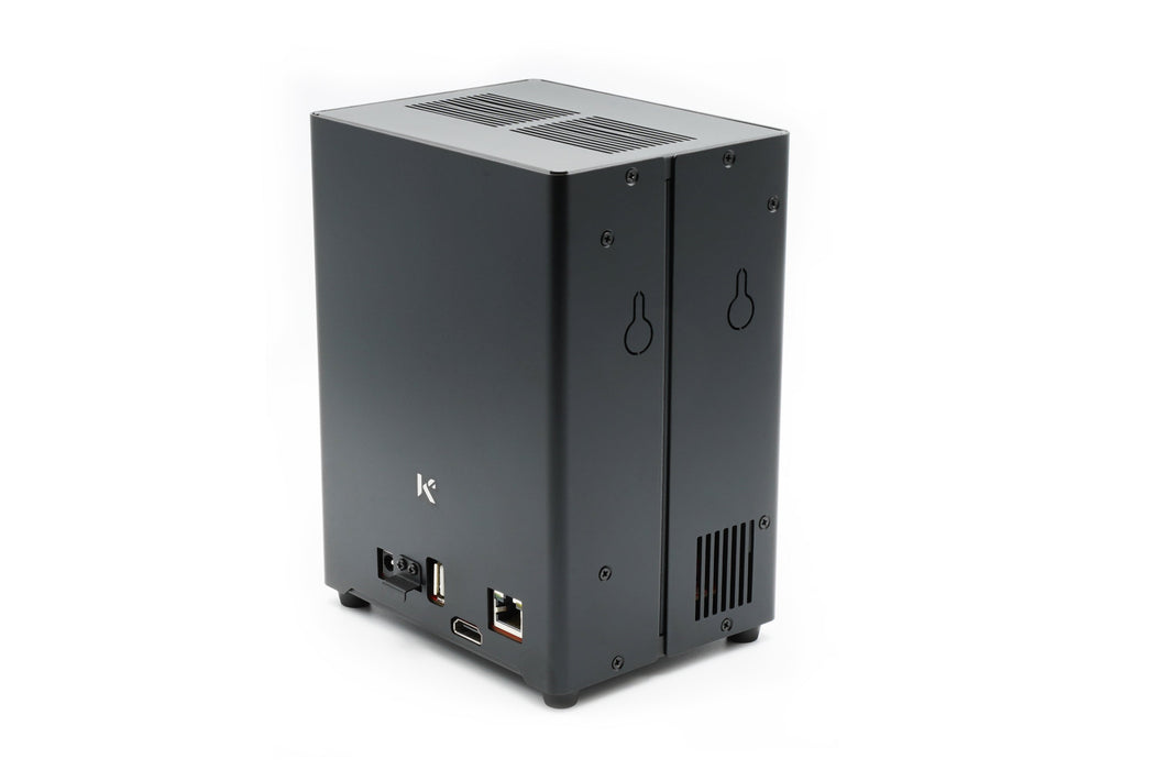 KKSB Odroid HC4 Aluminum Case with Space and Brackets for 2 Hard Drives