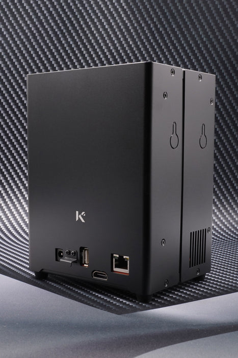 KKSB Odroid HC4 Aluminum Case with Space and Brackets for 2 Hard Drives