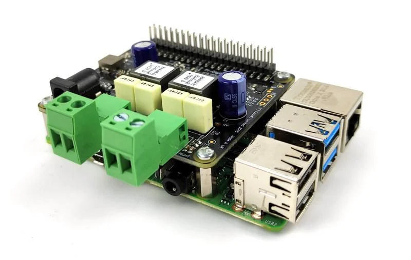 IQaudio DigiAMP+ HAT for Raspberry Pi, Tinker, Jetson Nano TAS5756M Power DAC