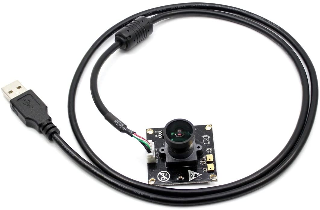 IMX179 8MP USB Camera with Embedded Mic for Raspberry Pi and Jetson Nano