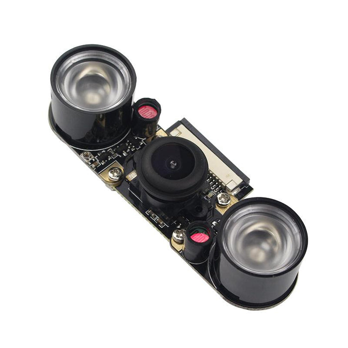 RPi Night Vision Camera Module for Raspberry Pi 5MP OV5647 Fisheye Lens 1080p