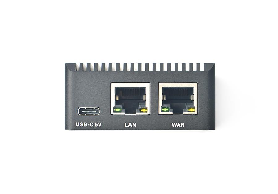 NanoPi R2S RK3328 Quad-Core 1GB RAM Dual Gbps Ethernet CNC Case USB C Cable