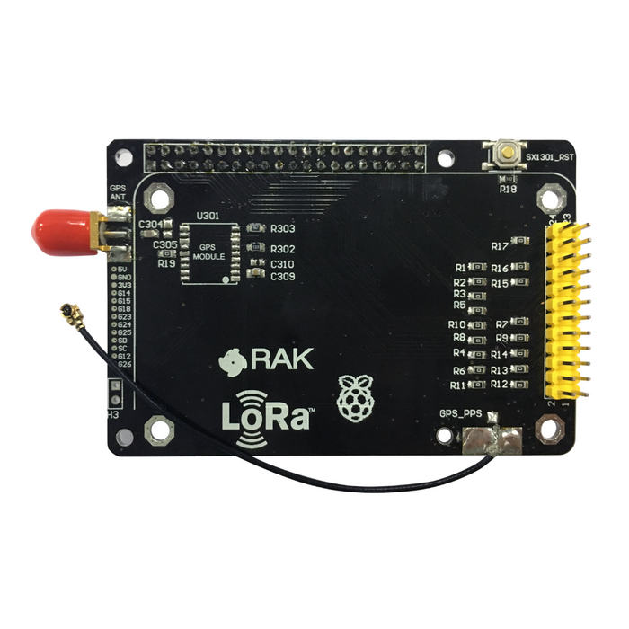 RAK831 LoRa LoRaWAN Gateway Developer Kit MAX-7Q GPS SX1301 FT2232 SPI to USB