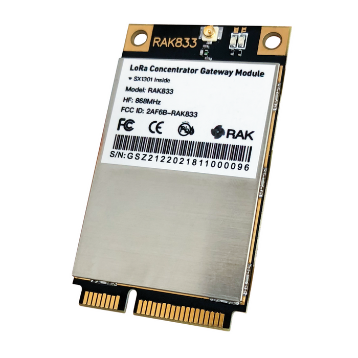 RAK833 LoRa Gateway Concentrator mPCIe Module SX1301 FT2232H SPI USB 470 MHz