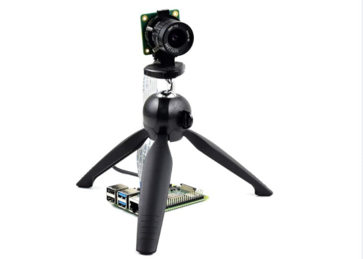 Portable Mini Tripod with 360 Degree Rotation works with Raspberry Pi HQ Camera
