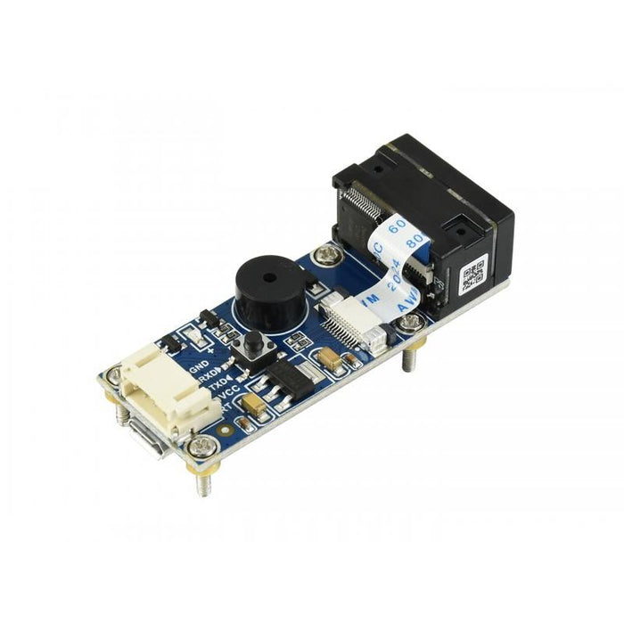 1D 2D QR Code Reader and Barcode Scanner 5V PH2.0 and USB Cables UART Support