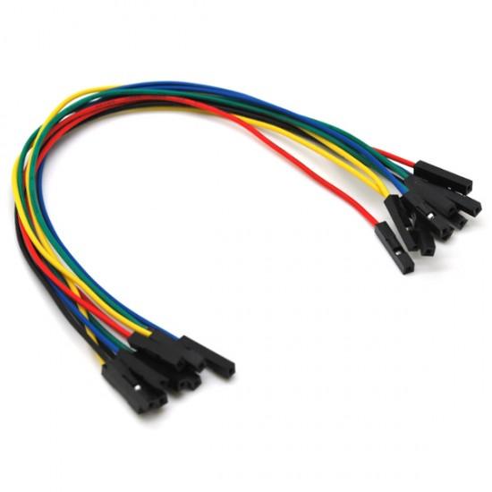 Jumper Wires 10 Pieces - Female to Female Connectors - 11.5cm and 22cm, 31cm