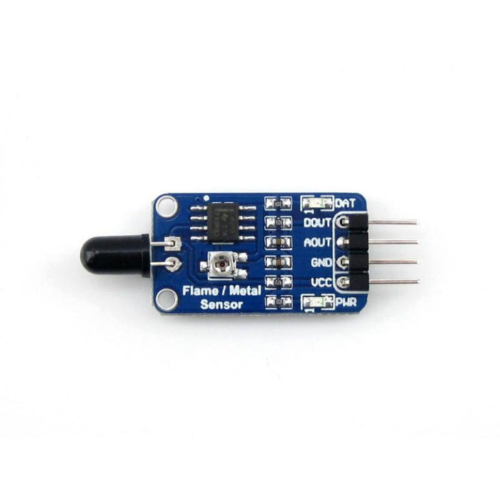 Flame Spectrum Sensor LM393 Voltage Comparator 3.3V 5.3V with 4 PIN Jumper Wire