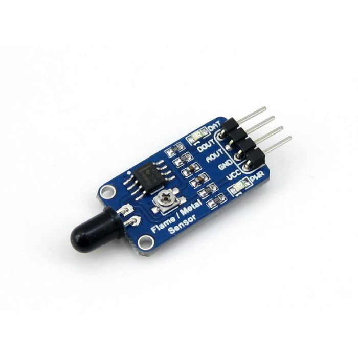 Flame Spectrum Sensor LM393 Voltage Comparator 3.3V 5.3V with 4 PIN Jumper Wire