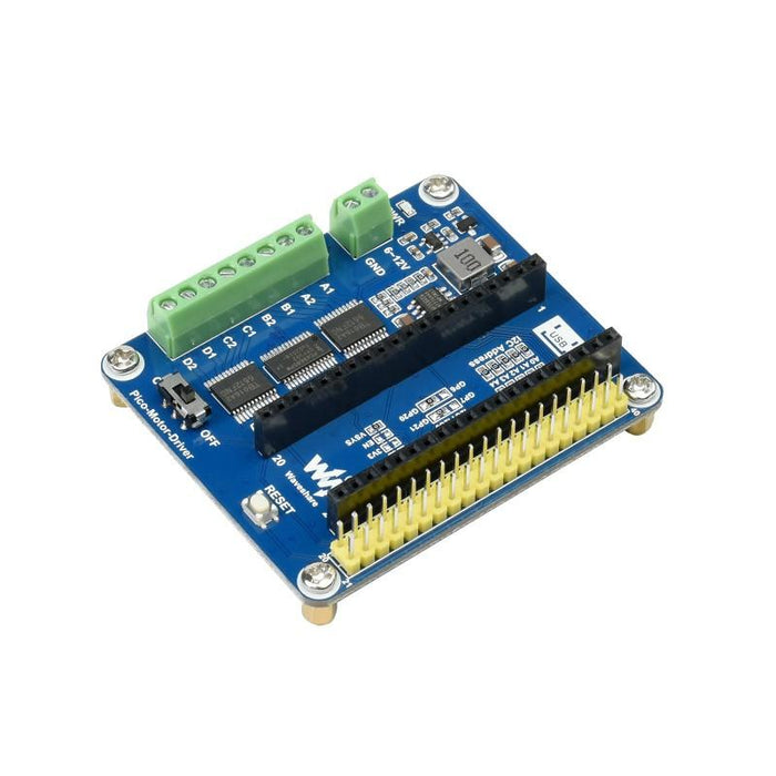 Raspberry Pi Pico DC Motor Driver PCA9685 PWM and TB6612FNG I2C Compatible