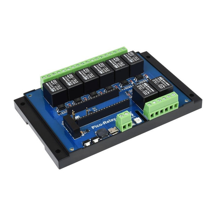 Industrial Relay Module 8-Channel for Raspberry Pi Pico – Multi Protection