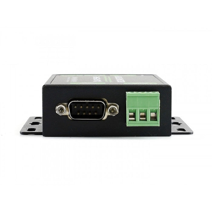 Industrial RS232 RS485 to Ethernet Converter with EU Power Supply