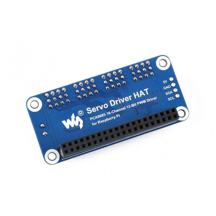 12 Bit 16 Channel Servo Driver HAT for Raspberry Pi  with I2C Interface