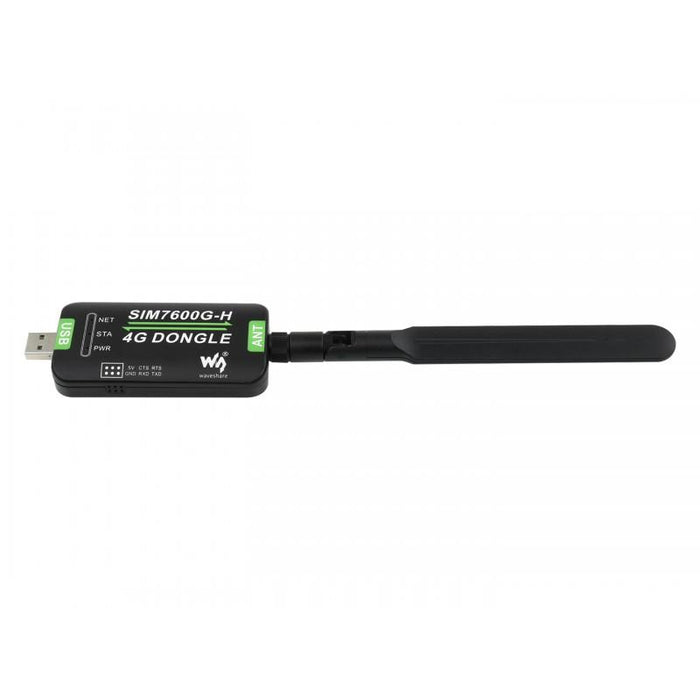 SIM7600GH 4G Dongle with Antenna GNSS Positioning Global Band Support