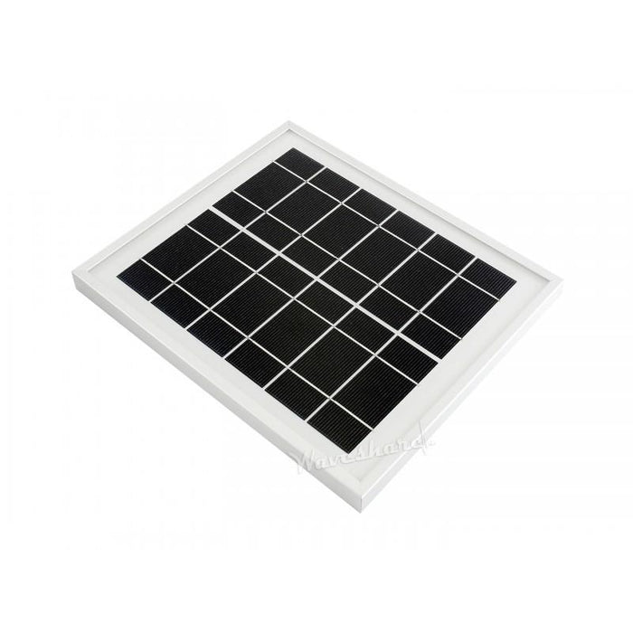 6V 5W Solar Panel 156 Monocrystalline Cell with Toughened Glass Surface