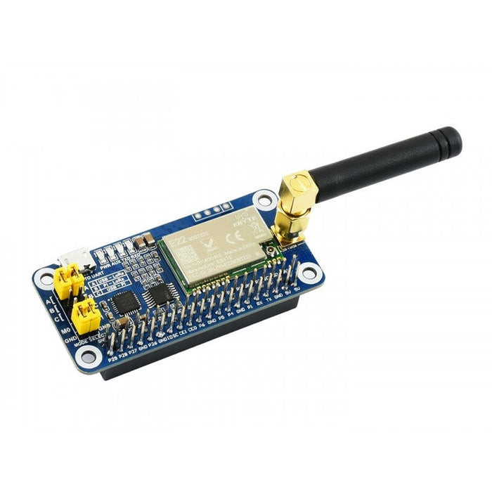 SX1262 915MHz LoRa HAT for Raspberry Pi – America, Asia, Oceania with Antenna