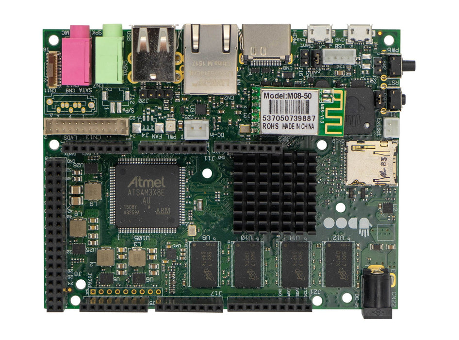 UDOO Dual Basic NXP i.MX6 1GHz Dual Core ARM Cortex-A9 Atmel SAM3X8E 1GB RAM