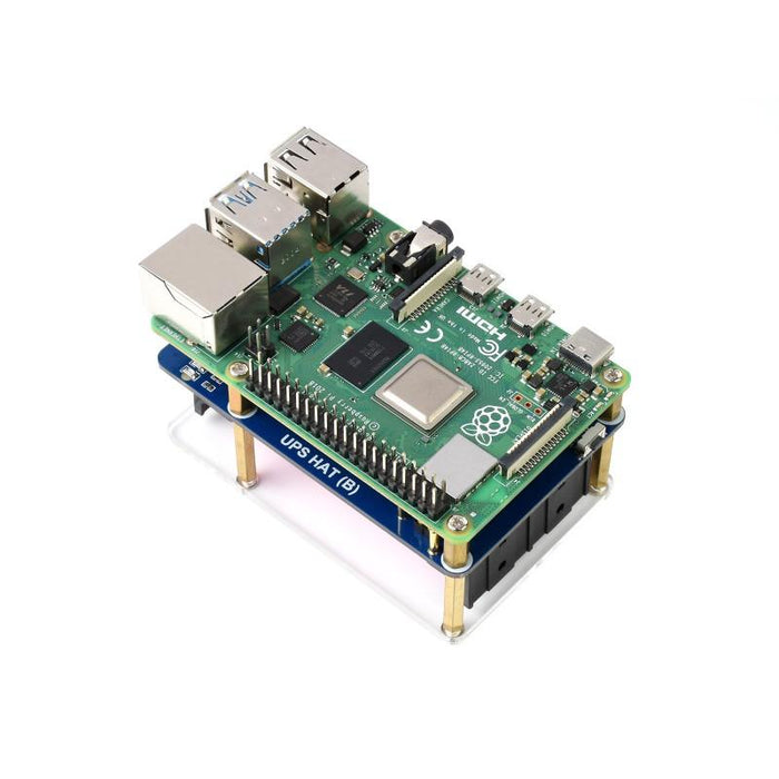Raspberry Pi UPS HAT Pogo Pins 5V 5A with 8.4V Charger